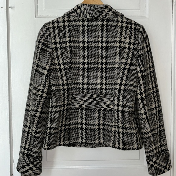 AMBER SUN WOOL BLEND PLAID BLAZER JACKET - Picture 5 of 9